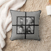 洗練されたフォトコラージュ母の日 クッション (ブランケット)