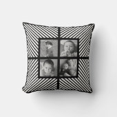 洗練されたフォトコラージュ母の日 クッション (正面)