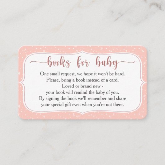 洗練されたフランスのエレガンスのブックリクエストカード エンクロージャーカード (正面)