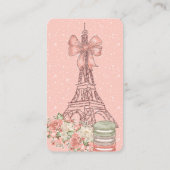 洗練されたフランスのエレガンスのブックリクエストカード エンクロージャーカード (裏面)