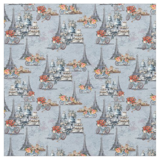 洗練されたフランスのブルーに住む国を受け入れ淡い色のる ファブリック (クローズアップ)