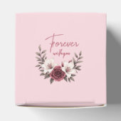 洗練されたフローラ結婚マイクロズスイート（ピンク） フェイバーボックス (上部)