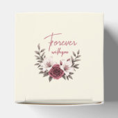 洗練されたフローラ結婚マイクロズスイート（ピンク） フェイバーボックス (上部)