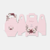 洗練されたフローラ結婚マイクロズスイート（ピンク） フェイバーボックス (折り畳みなし)