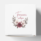 洗練されたフローラ結婚マイクロズスイート（白） フェイバーボックス (上部)