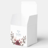 洗練されたフローラ結婚マイクロズスイート（白） フェイバーボックス (オープン)