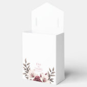 洗練されたフローラ結婚マイクロズスイート(白) フェイバーボックス (オープン)