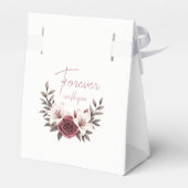 洗練されたフローラ結婚マイクロズスイート(白) フェイバーボックス (裏面サイド)