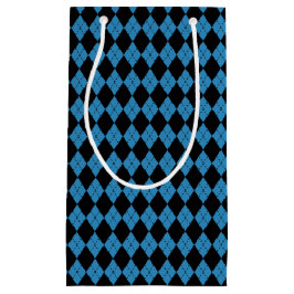 洗練されたプレイド スモールペーパーバッグ