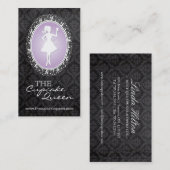 洗練されたベーカリー及びカップケーキの名刺 名刺 (正面/裏面)