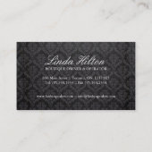 洗練されたベーカリー及びカップケーキの名刺 名刺 (裏面)