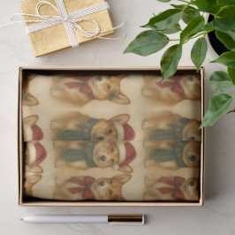 洗練されたホリデーコエレガントルギカップルのクリスマス 薄葉紙