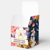 洗練されたボーホー フラワー パーティー フェイバーボックス (オープン)