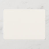 洗練されたマルーンセリフウェディング詳細カード エンクロージャーカード (裏面)