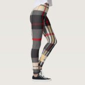 洗練されたミックスタータンチェック レギンス (右)