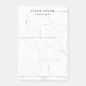 洗練されたミニマリストウォールブリックプロフェッショナル ポストイット (正面)