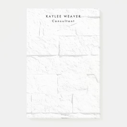 洗練されたミニマリストウォールブリックプロフェッショナル ポストイット (正面)