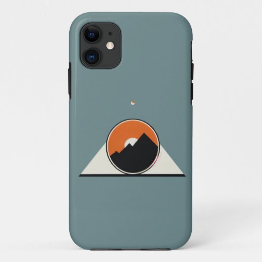 洗練されたミニマリストロゴiPhoneケース Case-Mate iPhoneケース (裏面)