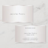 洗練されたモダンデザイングラマラーズプレーンラックス 名刺 (正面/裏面)