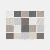 洗練されたモダンデザインハーモニックカラー フリースブランケット (正面(横))