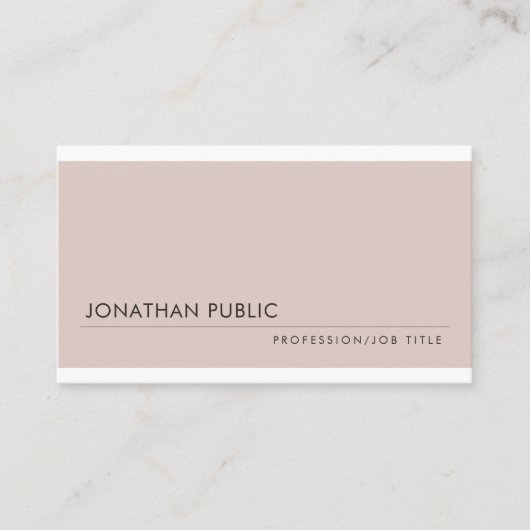 洗練されたモダンデザインプロフェッショナルカッコいいルクセ 名刺 (正面)