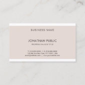 洗練されたモダンデザインプロフェッショナルカッコいいルクセ 名刺 (裏面)