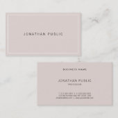 洗練されたモダンデザインプロフェッショナル 名刺 (正面/裏面)