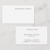 洗練されたモダンプロフェッショナルシンプルエレガント 名刺 (正面/裏面)