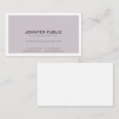 洗練されたモダンプロフェッショナルデザインシンプル 名刺 (正面/裏面)