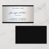 洗練されたモダンミニマルデザインプお洒落ラン 名刺 (正面/裏面)