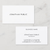 洗練されたモダンミニマルトレンディーシンプル 名刺 (正面/裏面)