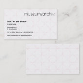 洗練されたモダン 名刺 (正面/裏面)