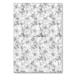 洗練されたモノクロのデザインがスタイリッシュに満ちている テーブルナンバー