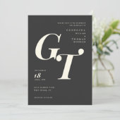 洗練されたモノグラム |ブラックアイボリー結婚ズ (スタンド正面)