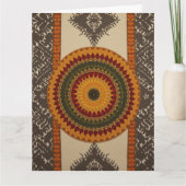 洗練されたラグジュアリーなアフリカン カリビアン アジアン サンキューカード (正面)