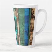 洗練されたラグジュアリーアカリブのフリカ島 カフェラテマグ (右)