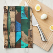 洗練されたラグジュアリーアカリブのフリカ島 キッチンタオル (四つ折り)