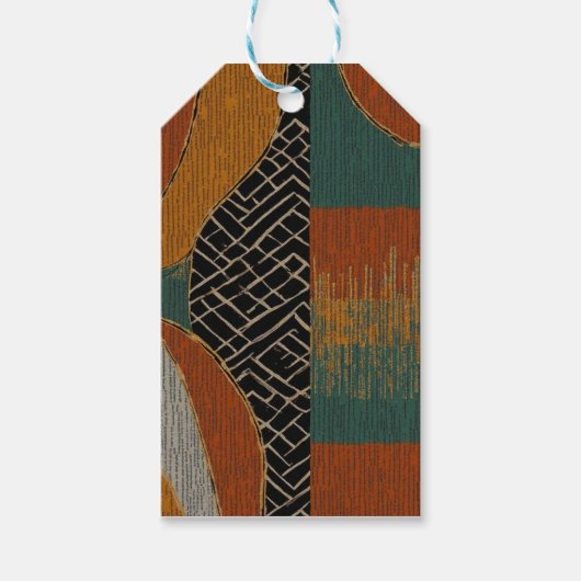 洗練されたラグジュアリーアカリブのフリカ島 ギフトタグ (正面)