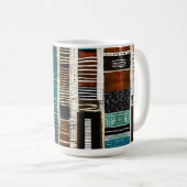 洗練されたラグジュアリーアカリブのフリカ島 コーヒーマグカップ (正面右)