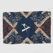 洗練されたラグジュアリーアカリブのフリカ島 ゴルフタオル (横)