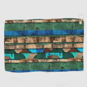 洗練されたラグジュアリーアカリブのフリカ島 ゴルフタオル (横)