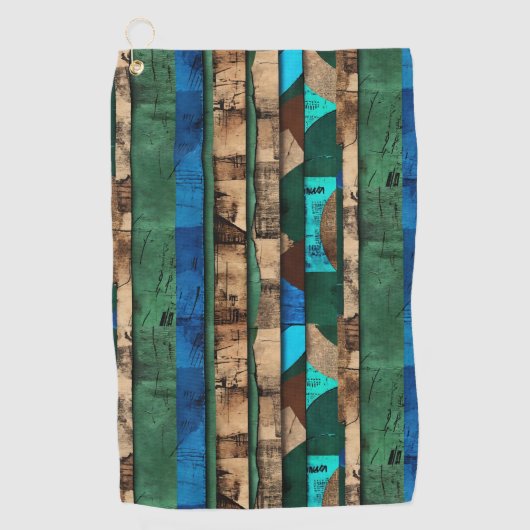 洗練されたラグジュアリーアカリブのフリカ島 ゴルフタオル (正面)