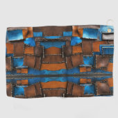 洗練されたラグジュアリーアカリブのフリカ島 ゴルフタオル (横)