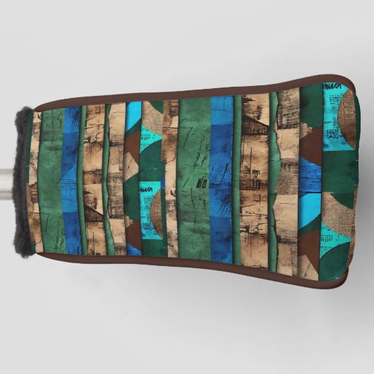 洗練されたラグジュアリーアカリブのフリカ島 ゴルフヘッドカバー (正面)