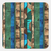 洗練されたラグジュアリーアカリブのフリカ島 スクエアシール (正面)