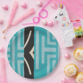 洗練されたラグジュアリーアカリブのフリカ島 ペーパープレート (パーティー)