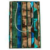 洗練されたラグジュアリーアカリブのフリカ島 ミディアムペーパーバッグ (正面)