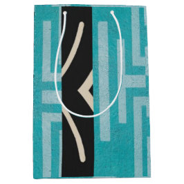 洗練されたラグジュアリーアカリブのフリカ島 ミディアムペーパーバッグ