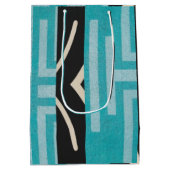 洗練されたラグジュアリーアカリブのフリカ島 ミディアムペーパーバッグ (裏面)