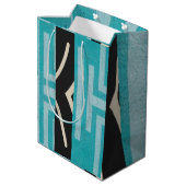 洗練されたラグジュアリーアカリブのフリカ島 ミディアムペーパーバッグ (裏面アングル)